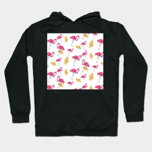 Bird flamingo pattern Hoodie